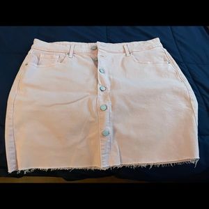 Old Navy button Jean skirt